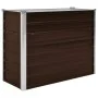 Arriate de acero galvanizado marrón 100x40x77 cm de vidaXL, Maceteros y jardineras - Ref: Foro24-45719, Precio: 45,13 €, Desc...