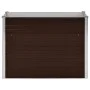 Arriate de acero galvanizado marrón 100x40x77 cm de vidaXL, Maceteros y jardineras - Ref: Foro24-45719, Precio: 45,13 €, Desc...