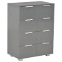 Glossy black engineered wood sideboard 60x35x80 cm by vidaXL, Drawers - Ref: Foro24-283714, Price: 152,96 €, Discount: %