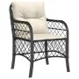 5-teiliges Gartenmöbel-Set mit schwarzen synthetischen Rattankissen von , Gartensets - Ref: Foro24-3212085, Preis: 540,16 €, ...