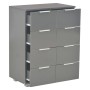 Glossy black engineered wood sideboard 60x35x80 cm by vidaXL, Drawers - Ref: Foro24-283714, Price: 152,96 €, Discount: %