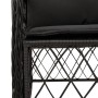 5-teiliges Gartenmöbel-Set mit schwarzen synthetischen Rattankissen von , Gartensets - Ref: Foro24-3212098, Preis: 448,83 €, ...