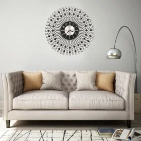 Black metal wall clock 43 cm by vidaXL, Wall clocks - Ref: Foro24-283859, Price: 44,93 €, Discount: %