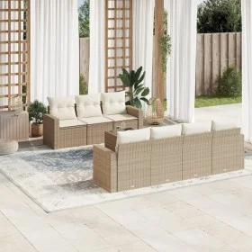 Gartensofa-Set mit beigen Kissen 8 Stück PE-Rattan von , Modulare Sofas für den Außenbereich - Ref: Foro24-3251065, Preis: 57...