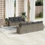 8-piece garden sofa set and gray synthetic rattan cushions by , Modular outdoor sofas - Ref: Foro24-3251067, Price: 516,72 €,...