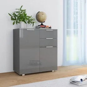 Bright gray chipboard sideboard 71x35x80 cm by vidaXL, Sideboards - Ref: Foro24-283717, Price: 134,98 €, Discount: %