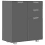 Bright gray chipboard sideboard 71x35x80 cm by vidaXL, Sideboards - Ref: Foro24-283717, Price: 134,98 €, Discount: %