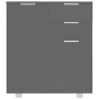 Bright gray chipboard sideboard 71x35x80 cm by vidaXL, Sideboards - Ref: Foro24-283717, Price: 137,34 €, Discount: %