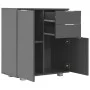 Bright gray chipboard sideboard 71x35x80 cm by vidaXL, Sideboards - Ref: Foro24-283717, Price: 134,98 €, Discount: %