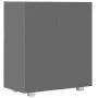 Bright gray chipboard sideboard 71x35x80 cm by vidaXL, Sideboards - Ref: Foro24-283717, Price: 134,98 €, Discount: %
