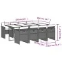 9-piece garden dining set with beige synthetic rattan cushions by , Garden sets - Ref: Foro24-3210564, Price: 971,23 €, Disco...