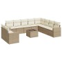 11-piece garden sofa set with beige synthetic rattan cushions by , Modular outdoor sofas - Ref: Foro24-3251515, Price: 790,15...