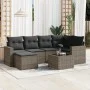 7-piece garden sofa set with gray PE rattan cushions by , Modular outdoor sofas - Ref: Foro24-3251607, Price: 428,29 €, Disco...