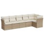 Juego de sofás jardín con cojines 6 pzas ratán sintético beige de , Conjuntos de jardín - Ref: Foro24-3249497, Precio: 407,20...