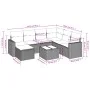 Garden sofa set with beige cushions 8 pcs PE rattan by , Modular outdoor sofas - Ref: Foro24-3251645, Price: 538,39 €, Discou...