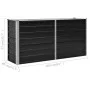 Arriate de acero galvanizado gris antracita 160x40x77 cm de vidaXL, Maceteros y jardineras - Ref: Foro24-45730, Precio: 74,14...