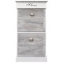 Gray Paulownia wood shoe rack 50x28x98 cm by vidaXL, Shoe racks and shoe organizers - Ref: Foro24-284087, Price: 134,88 €, Di...
