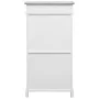 Schuhregal aus grauem Paulownia-Holz, 50 x 28 x 98 cm von vidaXL, Schuhregale und Schuhorganisatoren - Ref: Foro24-284087, Pr...