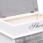 Schuhregal aus grauem Paulownia-Holz, 50 x 28 x 98 cm von vidaXL, Schuhregale und Schuhorganisatoren - Ref: Foro24-284087, Pr...