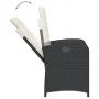 5-teiliges Gartenmöbel-Set mit schwarzen synthetischen Rattankissen von , Gartensets - Ref: Foro24-3212196, Preis: 587,98 €, ...