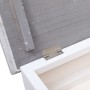 Gray Paulownia wood shoe rack 50x28x98 cm by vidaXL, Shoe racks and shoe organizers - Ref: Foro24-284087, Price: 134,88 €, Di...