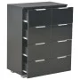 Glanzschwarzer Schrank aus Holzwerkstoff 60x35x80 cm von vidaXL, Schubladen - Ref: Foro24-283713, Preis: 135,25 €, Rabatt: %