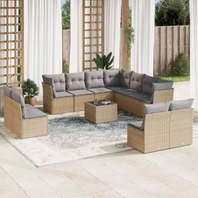 12-piece garden sofa set and brown synthetic rattan cushions by , Garden sets - Ref: Foro24-3249668, Price: 753,00 €, Discoun...