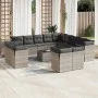 14-piece garden sofa set with gray synthetic rattan cushions by , Garden sets - Ref: Foro24-3250399, Price: 896,03 €, Discoun...
