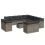 14-piece garden sofa set with gray synthetic rattan cushions by , Garden sets - Ref: Foro24-3250399, Price: 896,03 €, Discoun...