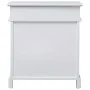 Mueble zapatero de madera de Paulownia blanco 50x28x58 cm by vidaXL, Shoe racks and shoe organizers - Ref: Foro24-284085, Pri...