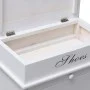 Mueble zapatero de madera de Paulownia blanco 50x28x58 cm by vidaXL, Shoe racks and shoe organizers - Ref: Foro24-284085, Pri...