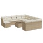 Garden sofa set with cushions 13 pieces beige synthetic rattan by , Garden sets - Ref: Foro24-3250477, Price: 893,84 €, Disco...