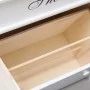 Mueble zapatero de madera de Paulownia blanco 50x28x58 cm by vidaXL, Shoe racks and shoe organizers - Ref: Foro24-284085, Pri...