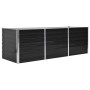 Anthracite gray galvanized steel flower bed 240x80x77 cm by vidaXL, Pots and planters - Ref: Foro24-45726, Price: 83,08 €, Di...