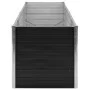 Anthrazitgraues Blumenbeet aus verzinktem Stahl, 240 x 80 x 77 cm von vidaXL, Töpfe und Pflanzgefäße - Ref: Foro24-45726, Pre...