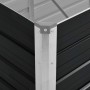 Anthracite gray galvanized steel flower bed 240x80x77 cm by vidaXL, Pots and planters - Ref: Foro24-45726, Price: 83,08 €, Di...