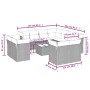 12-piece garden sofa set with gray synthetic rattan cushions by , Garden sets - Ref: Foro24-3250359, Price: 848,80 €, Discoun...