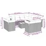12-teiliges Gartensofa-Set mit grauen synthetischen Rattankissen von , Gartensets - Ref: Foro24-3250359, Preis: 799,88 €, Rab...