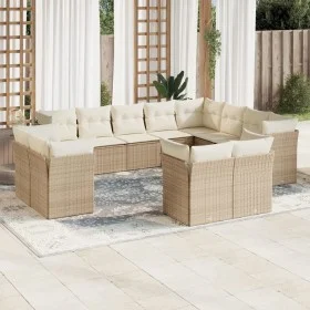 12-piece garden sofa set and brown synthetic rattan cushions by , Garden sets - Ref: Foro24-3250367, Price: 866,13 €, Discoun...
