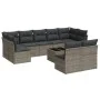 10-piece garden sofa set with gray synthetic rattan cushions by , Garden sets - Ref: Foro24-3249999, Price: 600,98 €, Discoun...