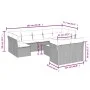 10-piece garden sofa set with gray synthetic rattan cushions by , Garden sets - Ref: Foro24-3249999, Price: 600,98 €, Discoun...