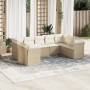 9-piece garden sofa set with beige synthetic rattan cushions by , Garden sets - Ref: Foro24-3249967, Price: 617,41 €, Discoun...