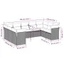 9-teiliges Gartensofa-Set mit beigen synthetischen Rattankissen von , Gartensets - Ref: Foro24-3249967, Preis: 606,88 €, Raba...