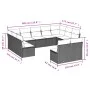 11-piece garden sofa set with beige synthetic rattan cushions by , Garden sets - Ref: Foro24-3250187, Price: 673,12 €, Discou...