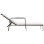 Garden lounger with brown synthetic rattan cushion by , Loungers - Ref: Foro24-317640, Price: 99,73 €, Discount: %