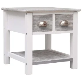 Gray Paulownia wood side table 40x40x40 cm by vidaXL, Side tables - Ref: Foro24-284066, Price: 39,43 €, Discount: %
