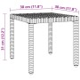 Sun loungers with table 2 units brown synthetic rattan by , Loungers - Ref: Foro24-317642, Price: 196,32 €, Discount: %