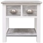 Mesa auxiliar madera de Paulownia gris 40x40x40 cm de vidaXL, Mesas auxiliares - Ref: Foro24-284066, Precio: 39,69 €, Descuen...