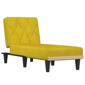 Yellow Velvet Divan Sofa by , Daybeds - Ref: Foro24-352864, Price: 152,29 €, Discount: %