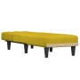Sofá diván de terciopelo amarillo de , Divanes - Ref: Foro24-352864, Precio: 116,21 €, Descuento: %